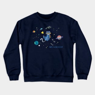 Space Cat Nemesis Crewneck Sweatshirt